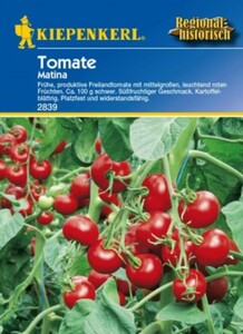 Kiepenkerl Tomate Matina
, 
Solanum lycopersicum, Inhalt: 35 Korn