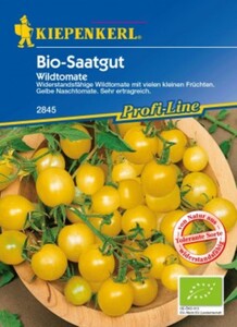 Kiepenkerl Bio-Saatgut Wildtomate
, 
Solanum lycopersicum, Inhalt: 10 Korn