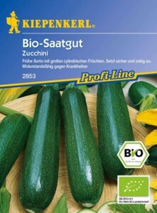 Kiepenkerl Bio-Saatgut Zucchini
, 
Cucurbita pepo, Inhalt: 8 Korn