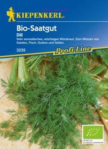 Kiepenkerl Bio-Saatgut Dill
, 
Anethum graveolens var. hortorum, Inhalt: ca. 300 Pflanzen