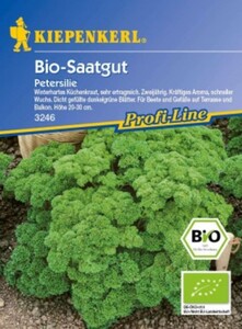 Kiepenkerl Bio-Saatgut Petersilie
, 
Petroselinum crispum var. crispum, Inhalt: ca. 450 Pflanzen