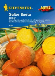 Kiepenkerl Gelbe Bete Boldor
, 
Beta vulgaris subsp. vulgaris, Inhalt: ca. 100 Pflanzen