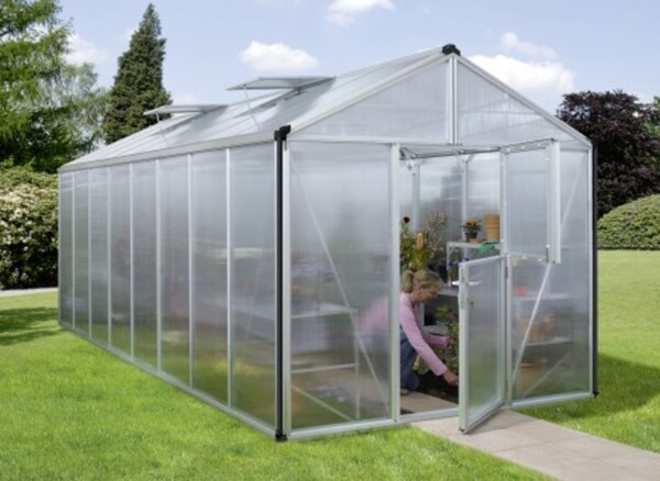 Vitavia Gewächshaus Zeus 15700 Aluminium eloxiert, 16 mm