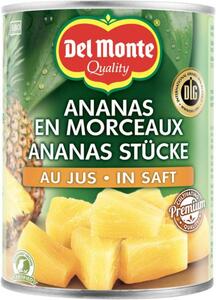 Del Monte Ananas Stücke in Saft