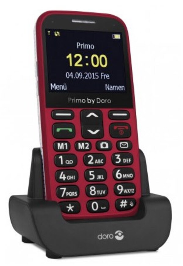 Doro Primo 366 by Doro Seniorenhandy rot von Euronics ansehen! Doro Primo 366 by Doro Seniorenhandy rot von Euronics ansehen!