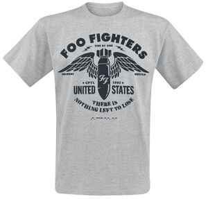 Foo Fighters Stencil T-Shirt hellgrau meliert