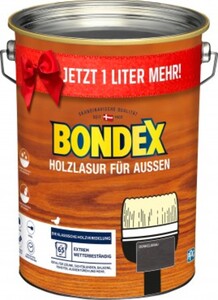 Bondex Holzlasur für Aussen 5 l dunkelgrau