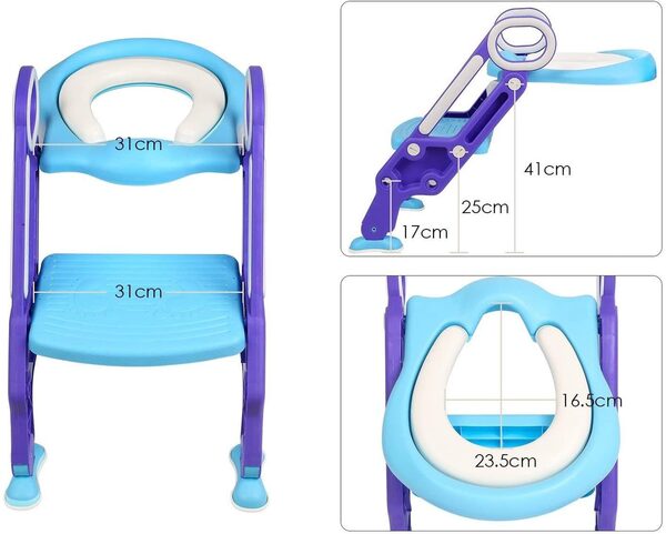 JYFLY Schnecken-Karikatur-Töpfchen-Baby-Kinderkinderurinal-Töpfchen-Stuhl-Toiletten-Trainer mit rutschfesten Füßen bequemes ergonomisches Design 