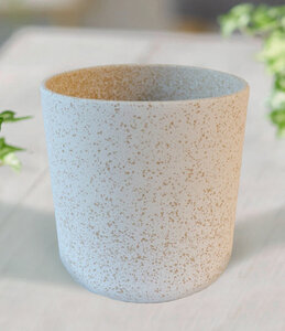 Keramik-Übertopf ø 13 cm weiß,1 Stück