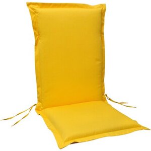 indoba® Sitzauflage Hochlehner Premium 95°C vollwaschbar Gelb 120x50 cm