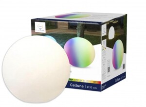 Müller Licht tint LED-Leuchtkugel Calluna Outdoor E27, 35 cm, dimmbar, 9,5 W, RGBW, Smart Home