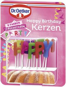 Dr. Oetker Happy Birthday Kerzen