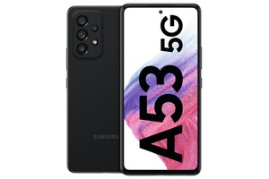 Samsung A53 5G 128GB Awesome Black Smartphone (6,5 Zoll, 64 MP, Quad-Kamera, 5.000-mAh, Octa-Core, Fingerabdrucksensor, Gesichtserkennung, schwarz)