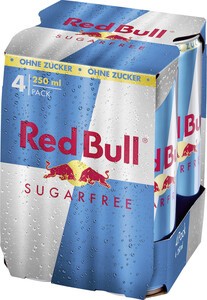 Red Bull Energy Drink Sugarfree 4x250ml