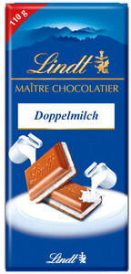 Lindt Maitre Chocolatier Doppelmilch 110G