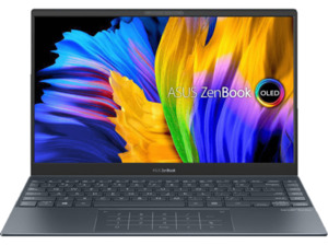 ASUS Zenbook 13 OLED (UM325SA-KG076T), Notebook mit 13,3 Zoll Display, AMD Ryzen™ 5 Prozessor, 8 GB RAM, 512 SSD, Radeon Graphics, Pine Grey