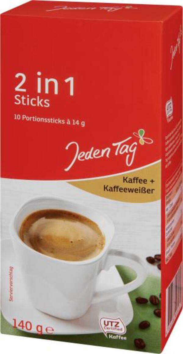 Jeden Tag 2in1 Kaffee Sticks von myTime.de ansehen!
