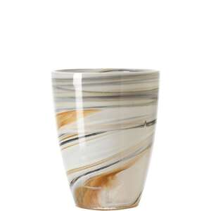 LEONARDO Windlicht /Vase H 19 ALABASTRO Glas Alabaster Beige