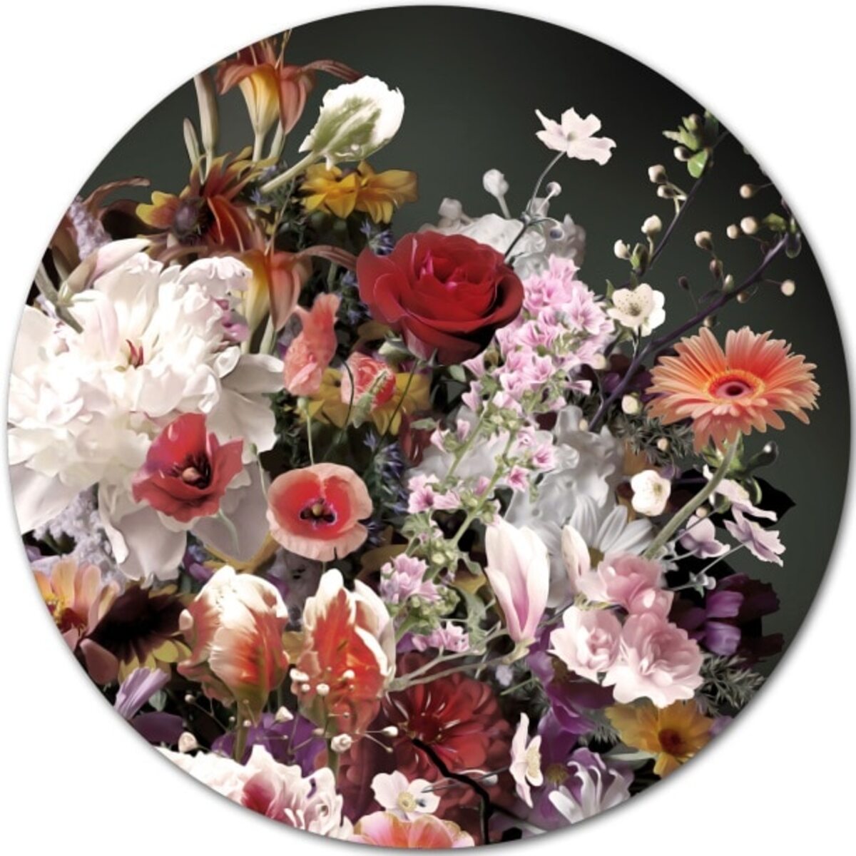 PRO ART AluArt Bild COLOURFUL FLOWERS 100 cm von porta Möbel für 219