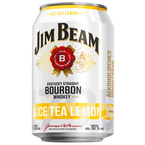 Jim Beam Bourbon Whiskey & Ice Tea Lemon 0,33L