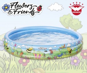 Happy People Flowers & Friends Pool 150 x 25 cm