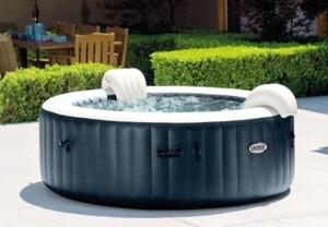Intex PureSpa Whirlpool Bubble Massage Set 216 x 71 cm ,blau