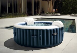Intex PureSpa Whirlpool Bubble Massage Set 196 x 71 cm, blau