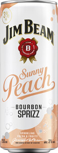 Jim Beam Sunny Peach Bourbon Sprizz 0,25L
