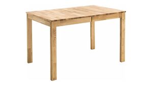 Esstisch Massivholztisch 125 bis zu 165 cm Wildeiche - FABIAN