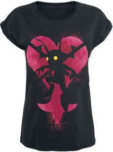 Kingdom Hearts Herzlose T-Shirt schwarz