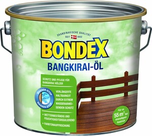 Bondex Bangkirai-Öl  3 l, 20% mehr Inhalt