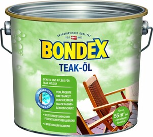 Bondex Teak-Öl 3 l, 20% mehr Inhalt