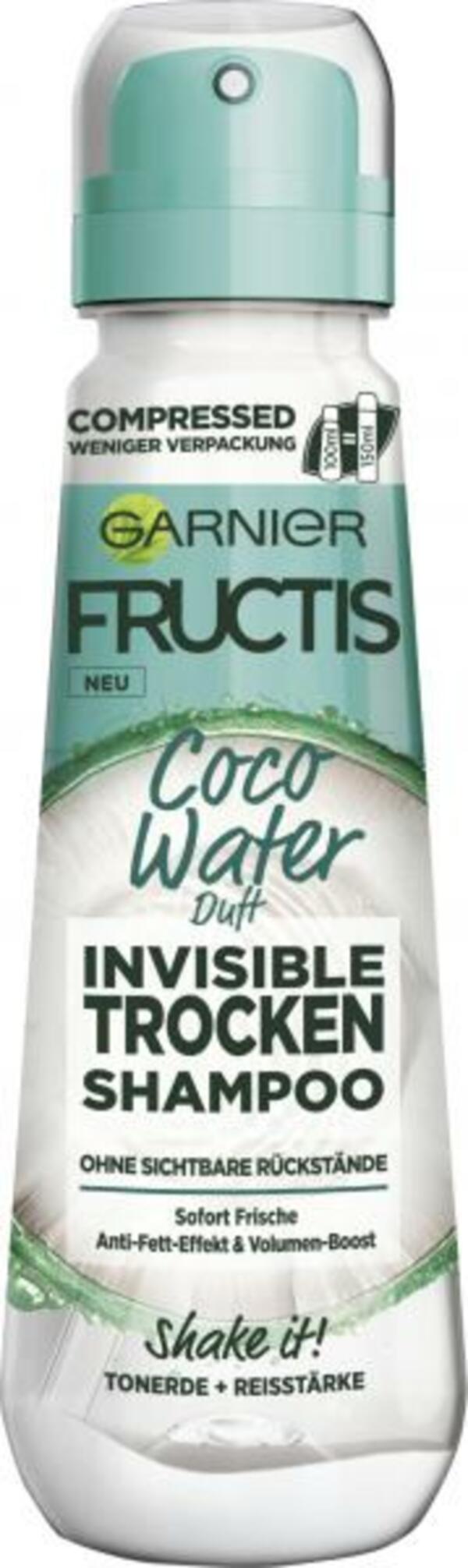 Garnier Fructis Invisible Trocken Shampoo Coco Water Duft von myTime.de