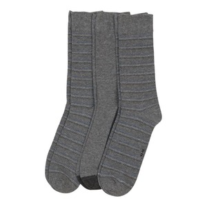 Herren-Socken mit Muster, 3er-Pack