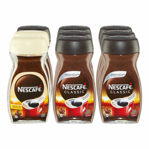 Nestle Nescafe Classic 200 g, verschiedene Sorten, 9er Pack