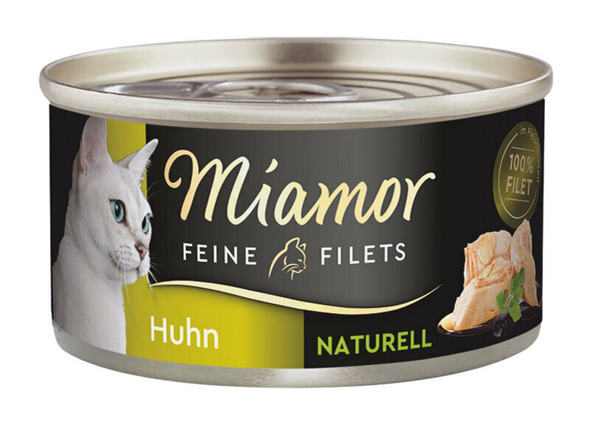 Miamor Feine Filets Naturelle 24x80g Huhn pur von Fressnapf für 20,99 ...
