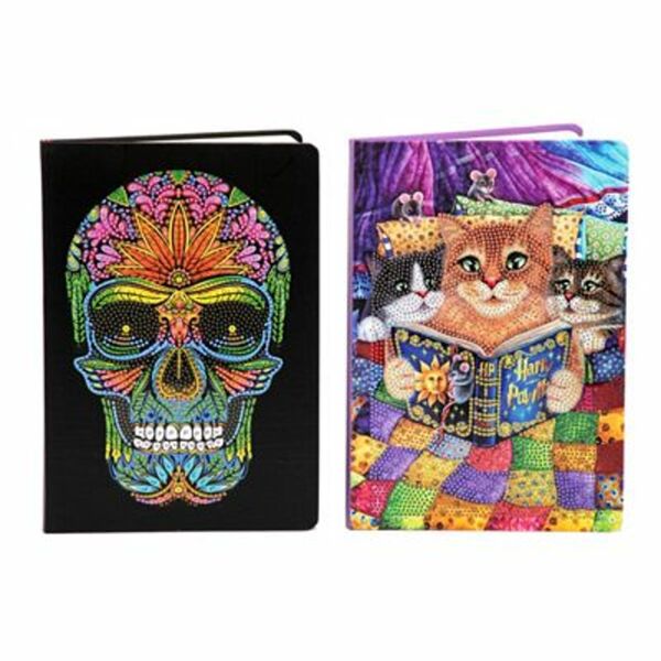 CRAFT BUDDY Diamond Painting Notizbücher zum Nachlegen 9tlg. von QVC