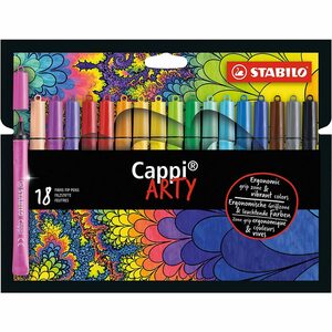 STABILO Filzstift »Filzstifte Cappi ARTY, 18 Farben«