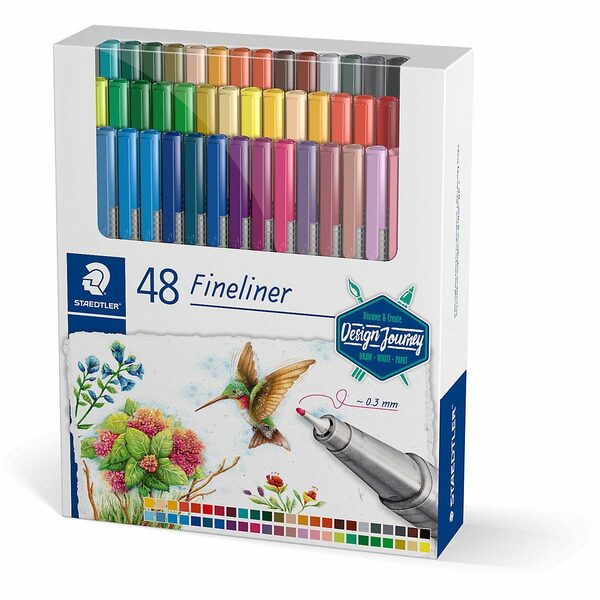 STAEDTLER Fineliner »Design Journey Fineliner, 48 Farben« von OTTO für