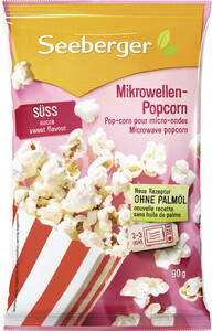 Seeberger Mikrowellen-Popcorn süss 90G