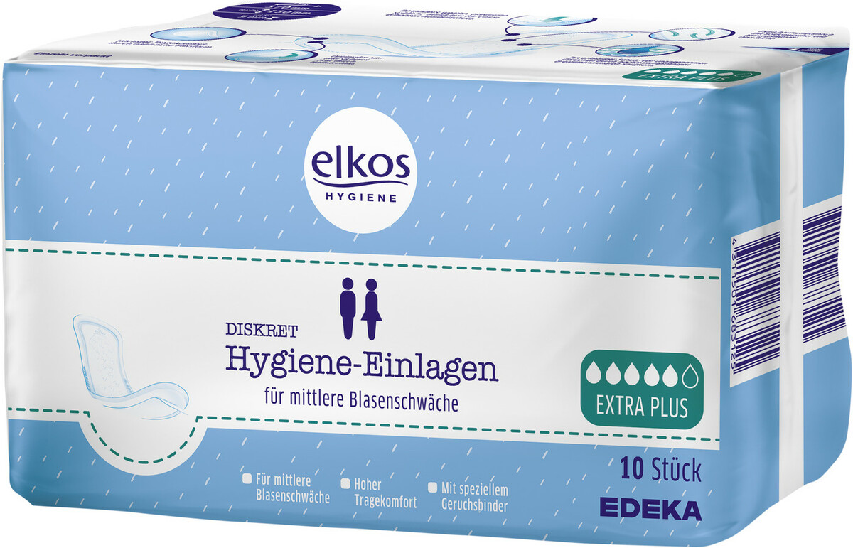 Elkos Hygiene Einlagen Extra Plus St Von Edeka F R Ansehen