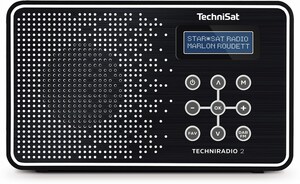 TechniSat TECHNIRADIO 2 Heimradio schwarz/weiss