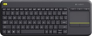 Logitech Wireless Touch Keyboard K400 Plus Kabellose Tastatur dunkelgrau