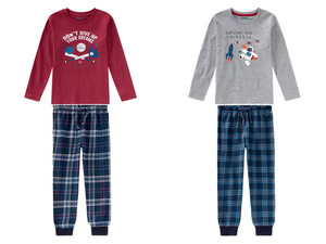 lupilu Kleinkinder Jungen Pyjama, mit Baumwolle