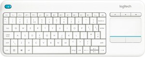 Logitech Wireless Touch Keyboard K400 Plus Kabellose Tastatur weiß