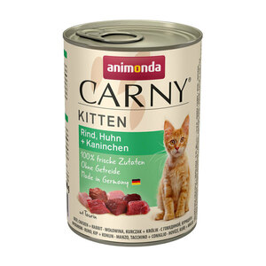 CARNY Kitten 6x400g Rind, Huhn & Kaninchen