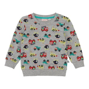 Baby-Jungen-Sweatshirt mit Fahrzeug-Muster