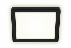 Di-Ka LED Außenleuchte mit Backlight-Effekt schwarz, 8 W, 19 x 19 cm, neutralweiß, mit Backlight-Effekt