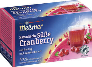Meßmer Kanadische Süsse Cranberry 20ST 45G