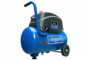 Scheppach Kompressor GK240ofx 8 bar, 24 l, 180 l/min, 1,1 kW, ölfrei